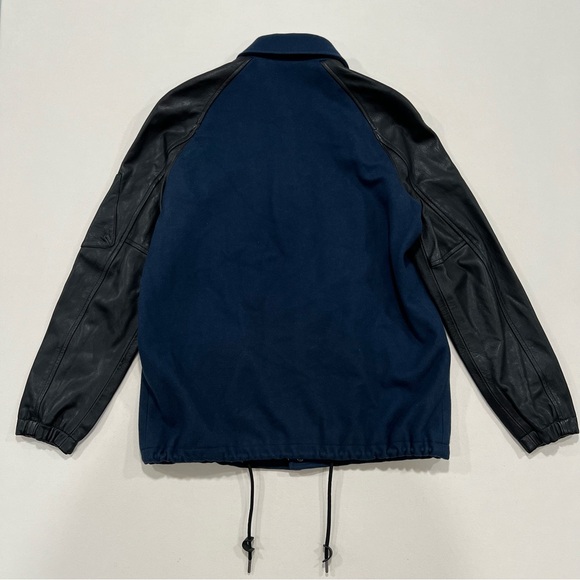 BNWT RRP 695$ COACH WOOL GOAT LEATHER VARSITY JACKET MENS SIZE M F24299 - Picture 3 of 13